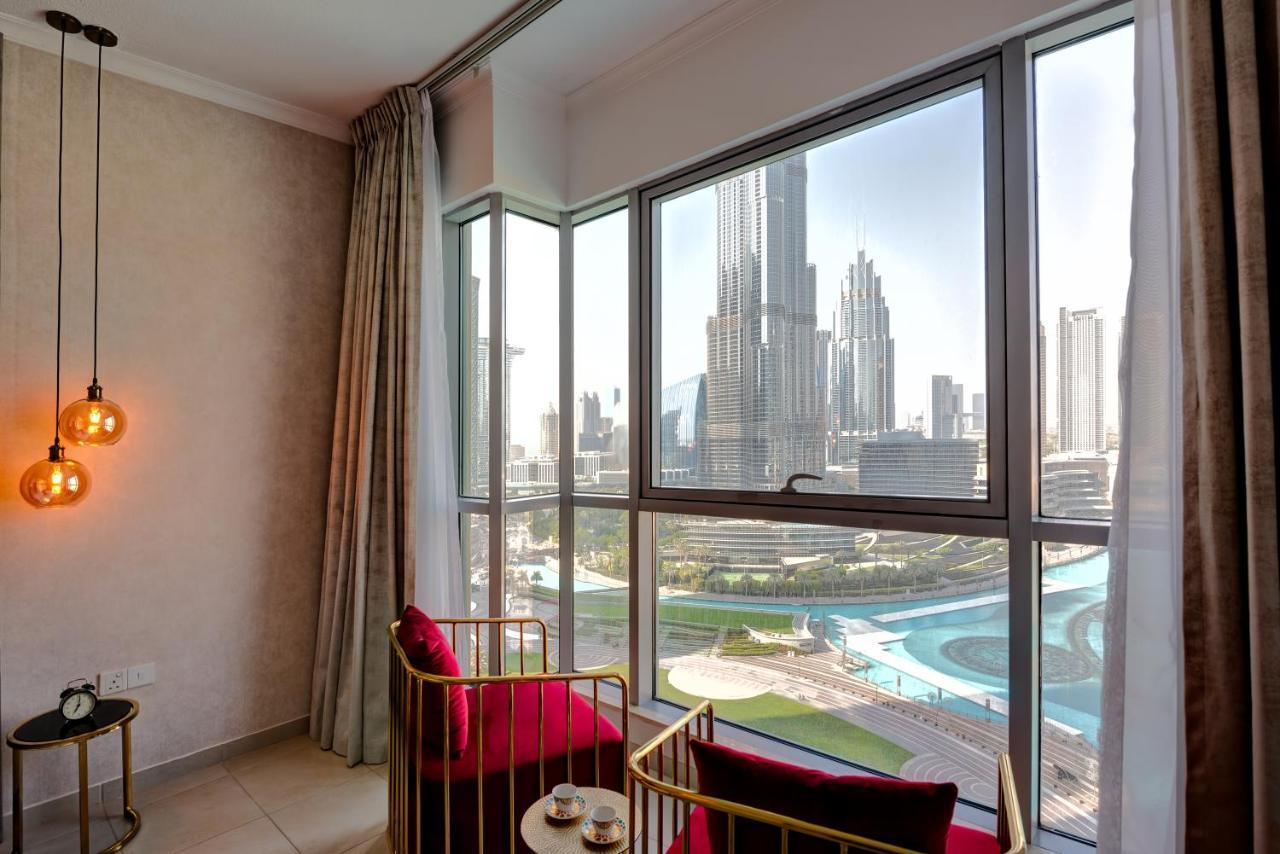 Durrani Homes - Luxe Living With Burj Khalifa And Fountain View - Third Room Without Partition Дубай Екстер'єр фото