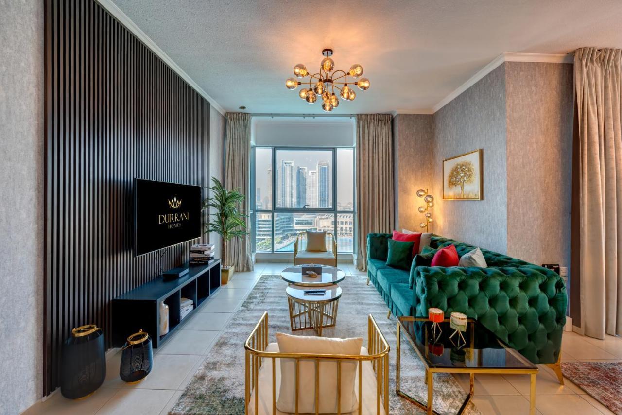 Durrani Homes - Luxe Living With Burj Khalifa And Fountain View - Third Room Without Partition Дубай Екстер'єр фото